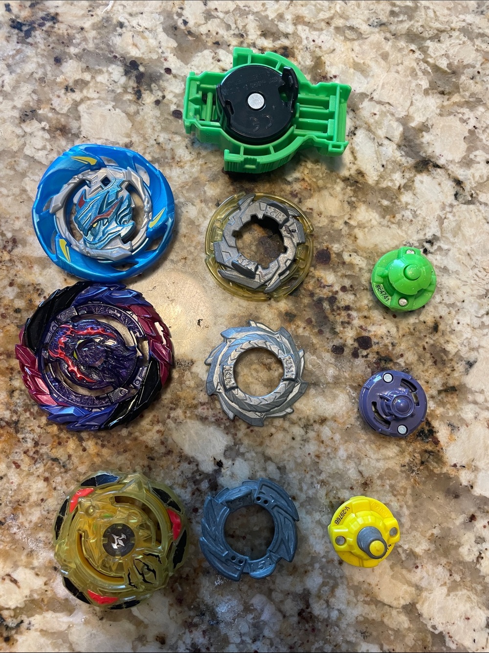 Beyblades lot of 3